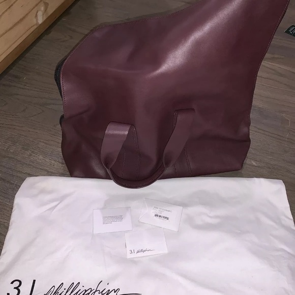 3.1 PHILLIP LIM 31 HOUR TOTE BAG - Cowhide Leather - Picture 7 of 8